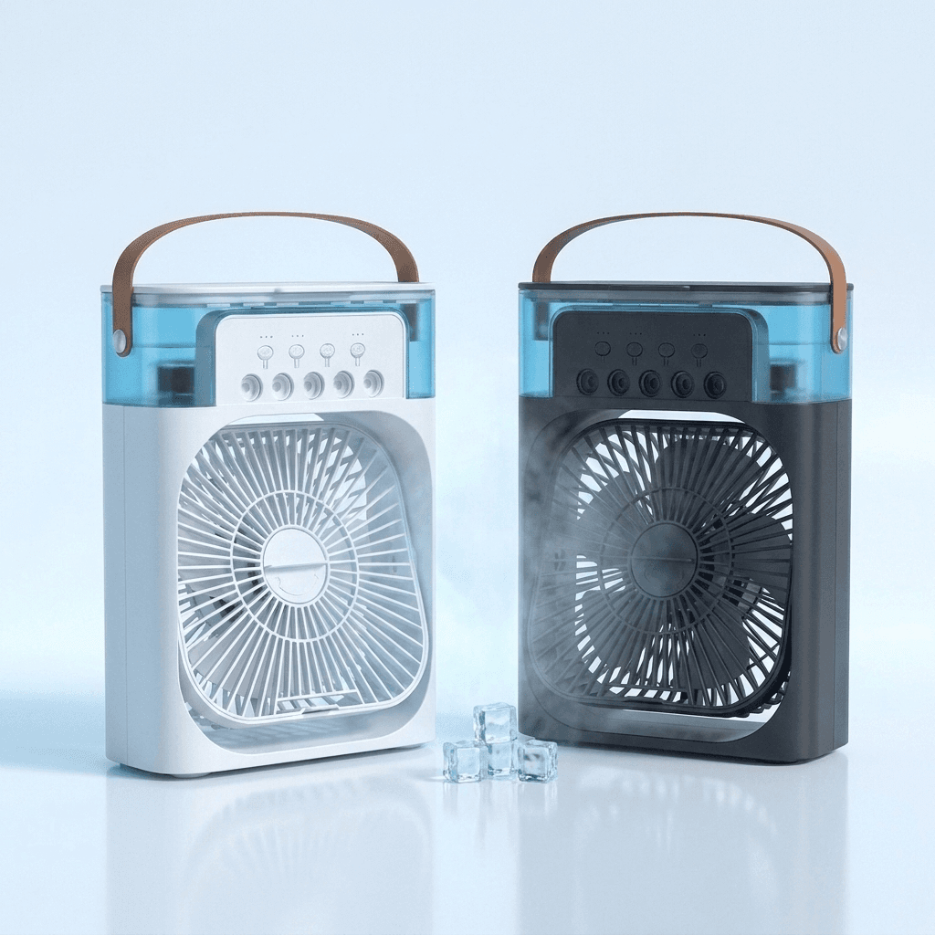 Pack Duo Coolfan : un modèle blanc et un modèle noir côte à côte